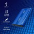 QOLTEC Kućište za disk 2.5" SATA HDD/SSD, USB 3.0, plava
